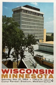 Gophers_vs_WI_1964_Program